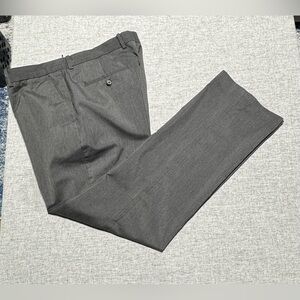 Perry Ellis Men’s Portofino Modern Fit Grey Pinstripe Dress Pants Size 36x32